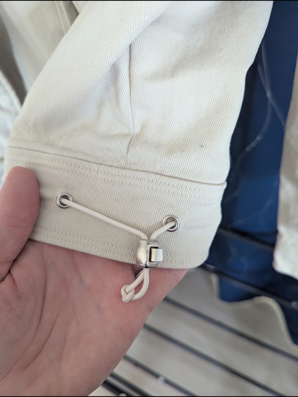 M.A.G. Lightweight Cream Jacket for Women - Picture 3 of 7